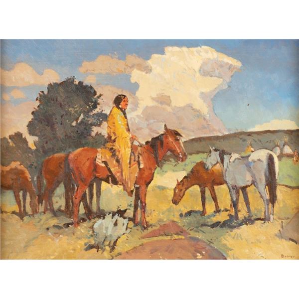 Sheryl Bodily, oil on board