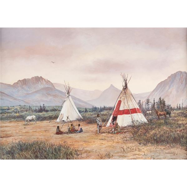 Hubert Wackermann, watercolor