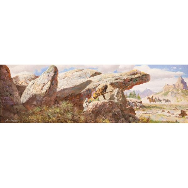 Frank Magsino, two oils