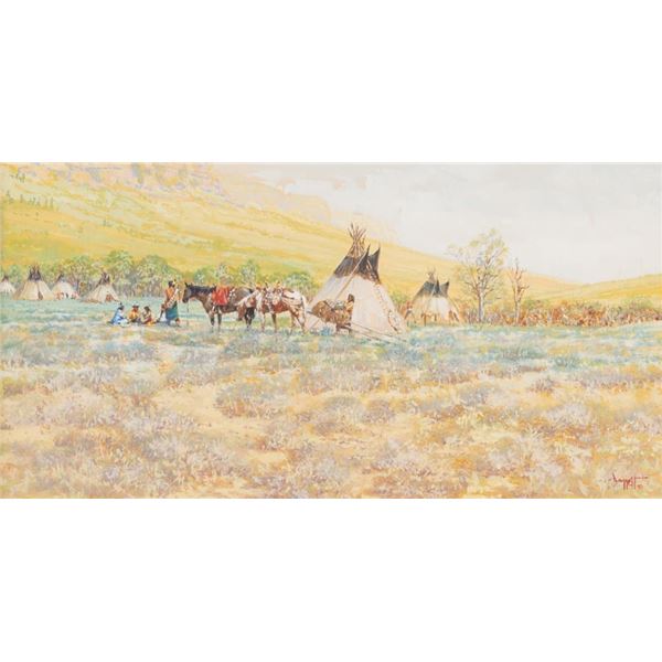 Noel Daggett, watercolor