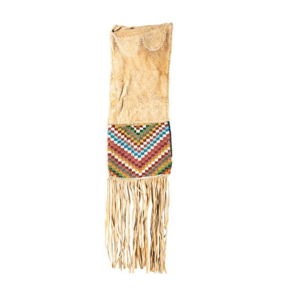Blackfeet Beaded Tobacco Bag