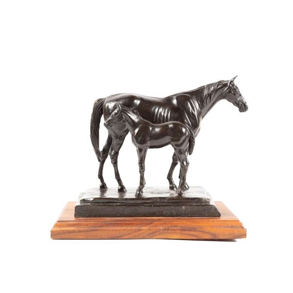 Ace Powell, two bronzes