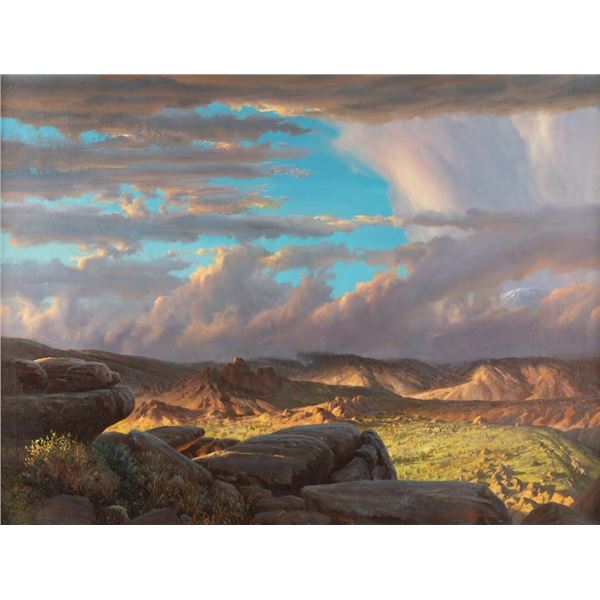 Bill Hughes, oil on canvas