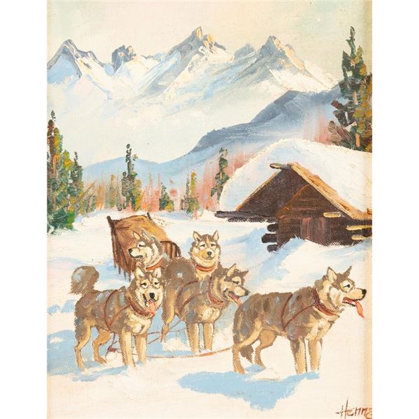 Ellen Henne-Goodale, three oils