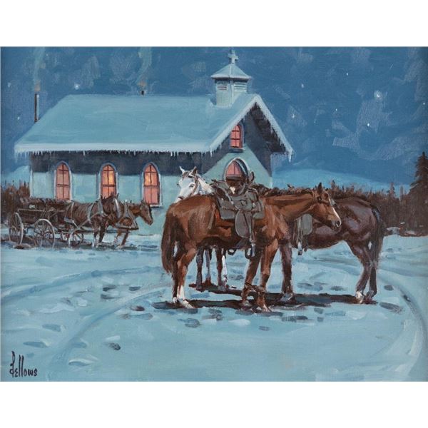 Fred Fellows, oil on canvas