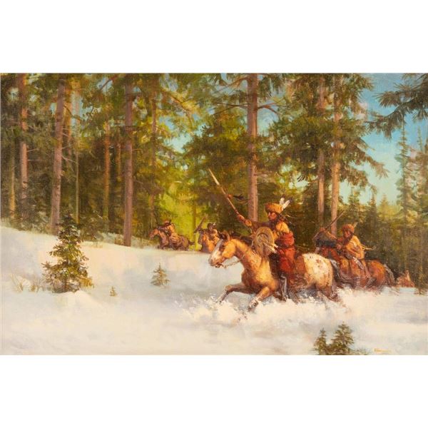Joe Abbrescia, oil on canvas