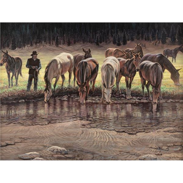 Larry Zabel, oil on canvas