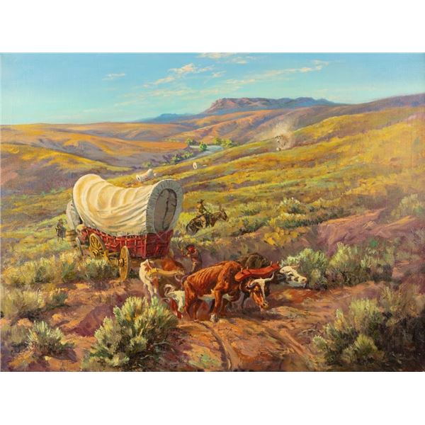 George Phippen, oil on canvas