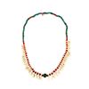 Image 1 : Elk Tooth Necklace, 15" long