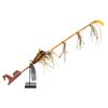 Image 1 : Santee Sioux Pipe and Stem, 40" long