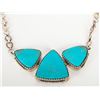 Image 2 : Navajo Reversible Necklace, 22" long