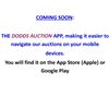 Image 1 : COMING SOON....THE DODDS AUCTION APP - AVAILABLE ON THE APP STORE & GOOGLE PLAY