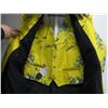 Image 2 : JACKET & MATCHING VEST, YELLOW WITH BIRDS