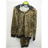 Image 1 : LEOPARD PATTERN SIZE M JACKET & PANTS