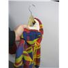 Image 2 : COLORFUL ZIPPERED FRONT HOODIE WITH MATCHING SCARF