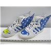 Image 1 : PAIR OF BLUE & WHITE RUNNERS WITH WINGS