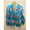 Image 1 : BLUE & SILVER SEQUIN JACKET WITH SHIRT & TIE
