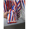 Image 2 : STRIPED RED, WHITE & BLUE SUIT WITH JACKET, PANTS & TIE