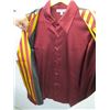 Image 2 : MAROON & GOLD STRIPED VEST & SHIRT