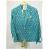 Image 1 : TURQUOISE SUIT JACKET WITH PANTS & TIE