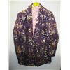 Image 1 : PURPLE FLORAL SUIT JACKET WITH PINK SHIRT