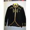Image 1 : BLACK & GOLD VELVET SUIT WITH PANTS