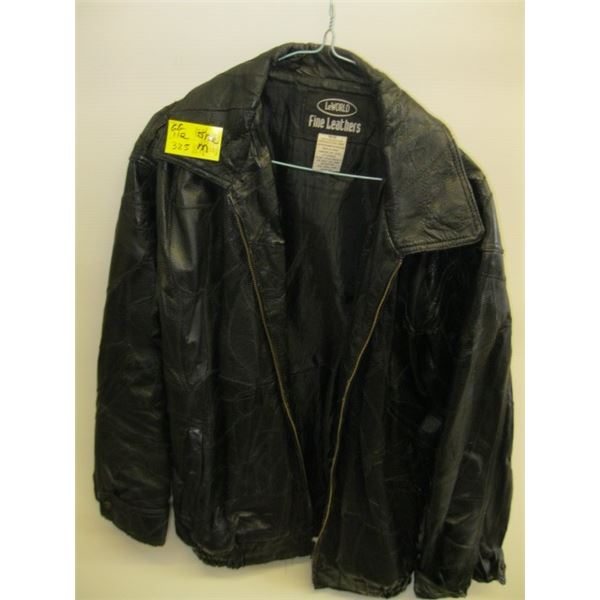 BLACK LEATHER JACKET