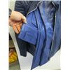 Image 2 : BLUE LEATHER LOOK JACKET & PANTS