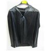 Image 1 : BLACK LEATHER LOOK SHIRT & MATCHING PANTS