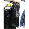 Image 2 : BLACK LEATHER LOOK SHIRT & MATCHING PANTS