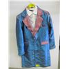 Image 1 : LONG SHIMMERING BLUE & PINK JACKET & A FEATHER LOOK SHIRT