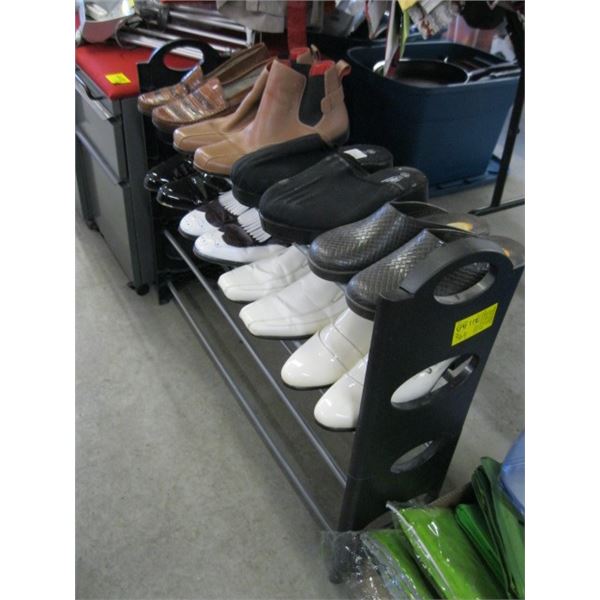 SHOE RACK WITH ASST. SHOES