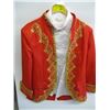 Image 1 : RED & GOLD SUIT JACKET & SHIRT