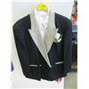 Image 1 : BLACK & WHITE SUIT JACKET WITH WHITE SHIRT