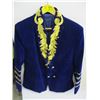 Image 1 : VELVET BLUE & GOLD JACKET