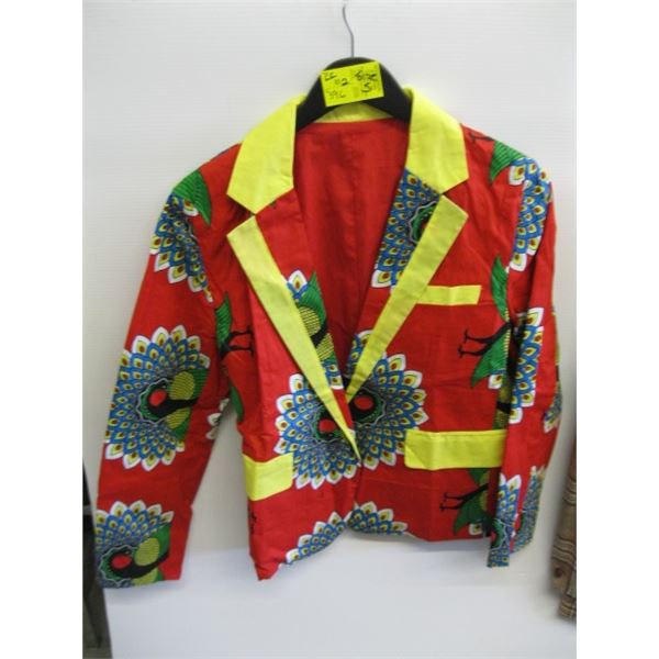 RED & YELLOW PATTERN JACKET