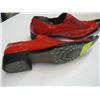 Image 2 : PAIR OF SIZE 42 RED METAL TOE CAPPED SHOES