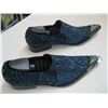 Image 1 : PAIR OF SIZE 42 BLUE METAL TOE CAPPED SHOES