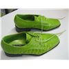 Image 1 : PAIR OF SIZE 8/9 GREEN SHOES