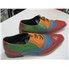 Image 1 : PAIR OF SIZE 42 MULTI COLORED SHOES