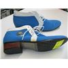 Image 2 : PAIR OF SIZE 43 BLUE & WHITE SHOES