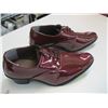 Image 1 : PAIR OF SIZE 43 MAROON SHOES