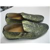 Image 1 : PAIR OF SIZE 44 GOLD SHOES