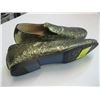 Image 2 : PAIR OF SIZE 44 GOLD SHOES