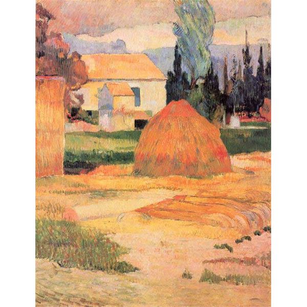 Paul Gauguin - Farmhouses in Arles