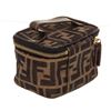 Image 3 : Fendi Beige Black Canvas Mini Vanity Shoulder Bag