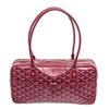 Image 1 : Goyard Burgundy Leather Print St. Martin Shoulder Bag