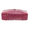 Image 4 : Goyard Burgundy Leather Print St. Martin Shoulder Bag