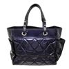 Image 1 : Chanel Metallic Blue Leather SHW Paris Biarritz Tote Bag