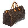 Image 2 : Louis Vuitton Brown Monogram Speedy 40cm Satchel Bag